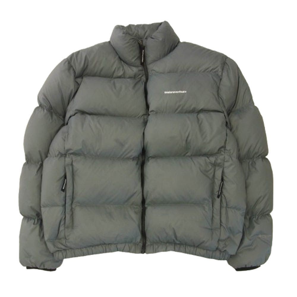 ディスイズネバーザット thisisneverthat TN230OOWHS01 PERTEX T Down Jacket パーテックス ジップアップ ダウンジャケット グレー系 M【中古】