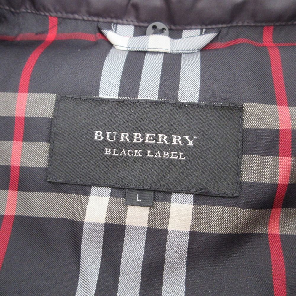 美品 バーバリーブラックレーベル 中綿ジャケット ブルゾン ノバチェック M BURBERRY BLACK LABEL バーバリーブラックレーベル ブルゾン