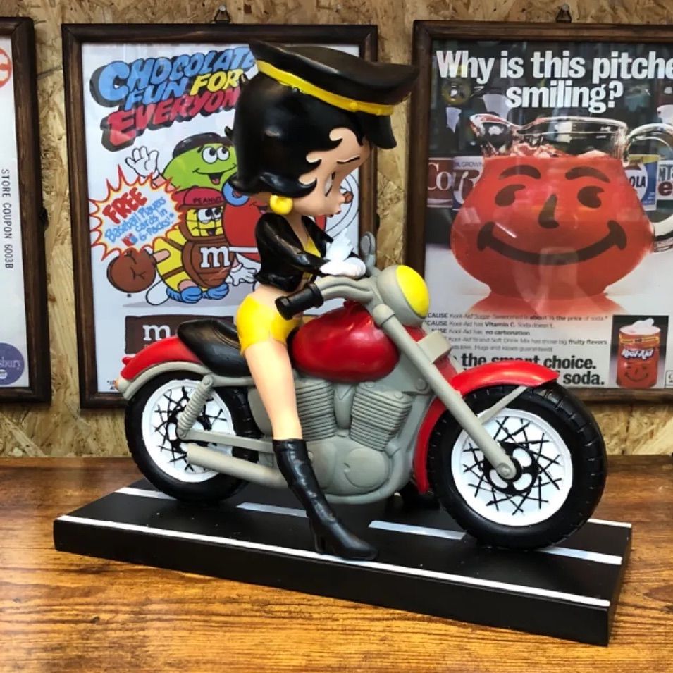 Betty Boop】 American Figure バイカー フィギュア ベティ