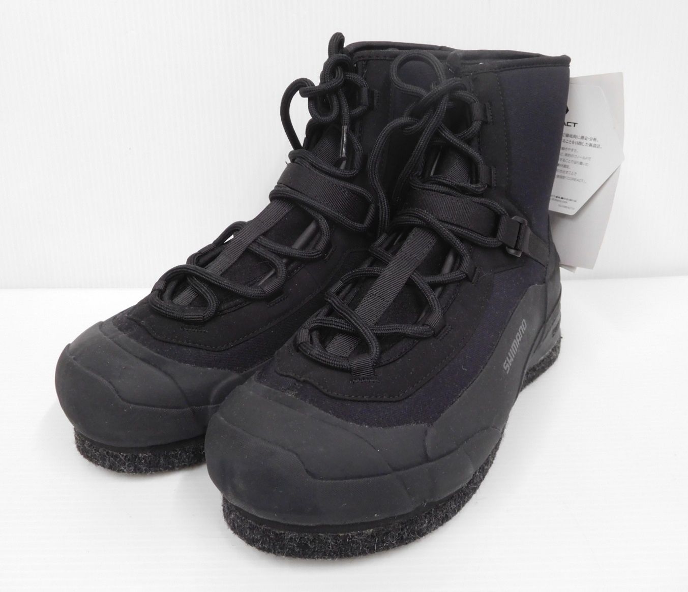 タグ付 SHIMANO シマノ ロックショアウェットブーツ FS-080U ブラック size 28cm囗T巛