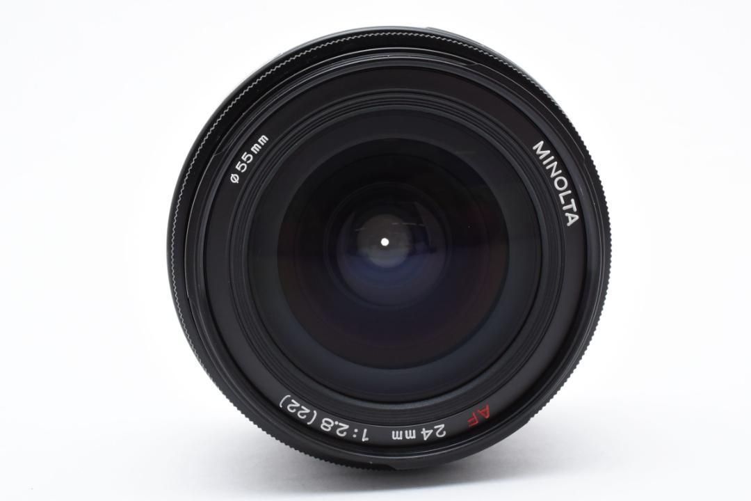 MINOLTA AF 24mm F2.8 純正フード付 C009 MINOLTA AF 24mm F2.8 純正フード付 C009