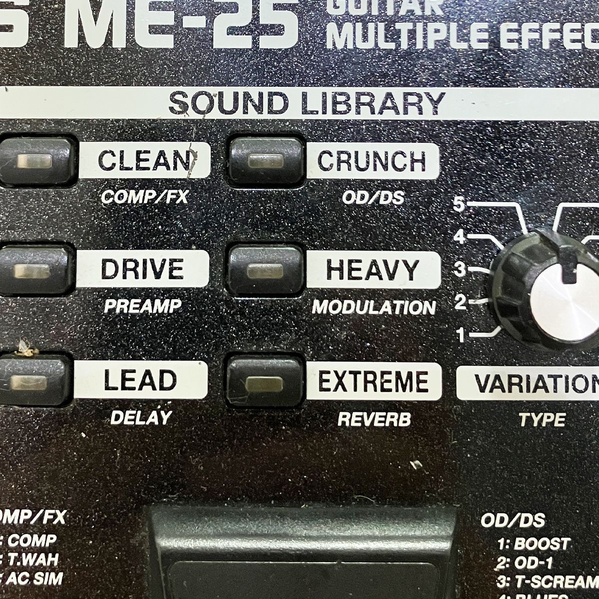 【全品送料無料】 クーポン ギター エフェクター ボス マルチ エフェクター BOSS ME-25 楽器 機材 正規品 完動品 動作 ブランド 匿名配送 説得力のある