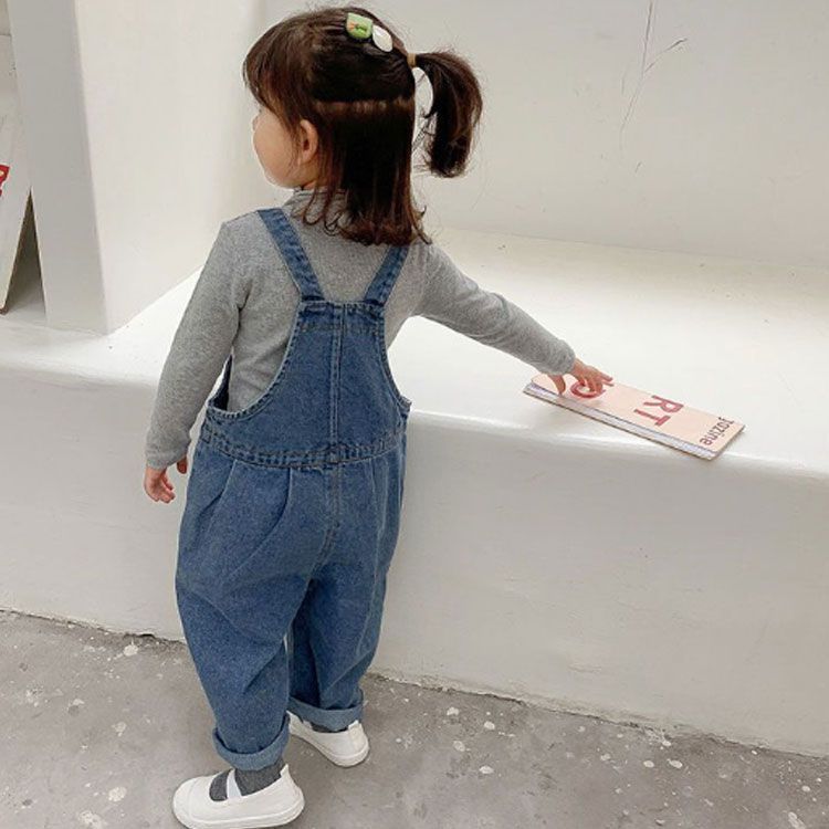  キッズ 子ども デニム オーバーオール 男の子 ジーンズ デニムオーバーオール 子供服 サロペット パンツ オールインワン ゆったり ロングパンツ 130 ベビー ロンパース 可愛い シンプル 90#dzdx9521