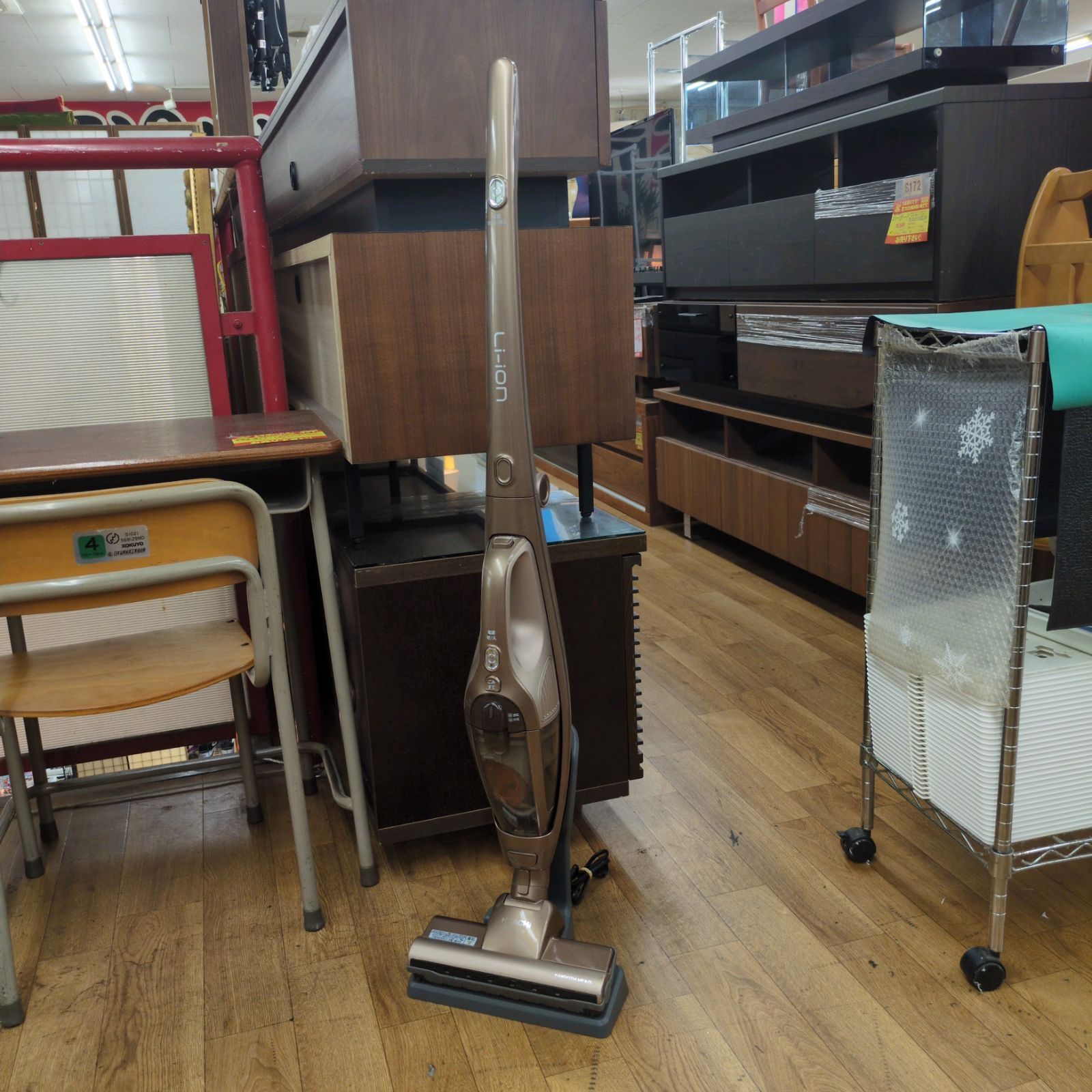 通電OK 日立 日本製 スティッククリーナー コードレス掃除機 20年製