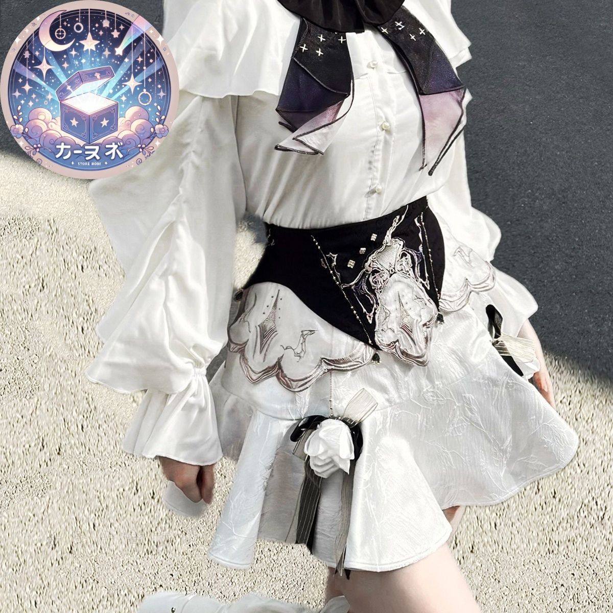 星 環星門 Gothic Lolita ゴシックロリータ セットアップ - 上衣 ショートスカート|ロングスカート - イベント|撮影|パーティー|特別な日