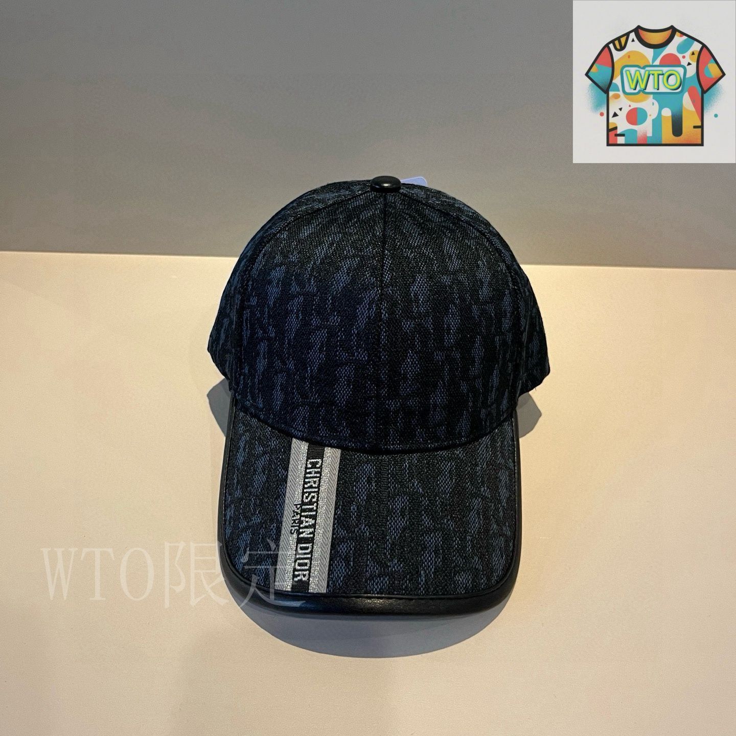 DIOR ベースボールキャップ ブラック Mサイズ 新品 クチュールロゴ ベースボールキャップ ブラック - ブランドジャパン