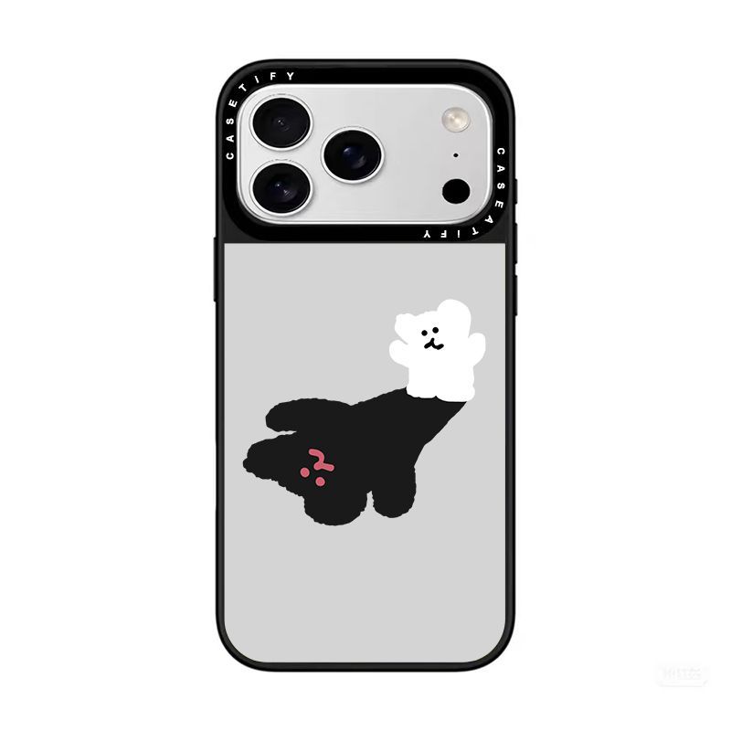 CASETiFY クマデザイン iPhone16ケース casetify ミラーケース クマ iPhone17pro Max /MagSafe対応
