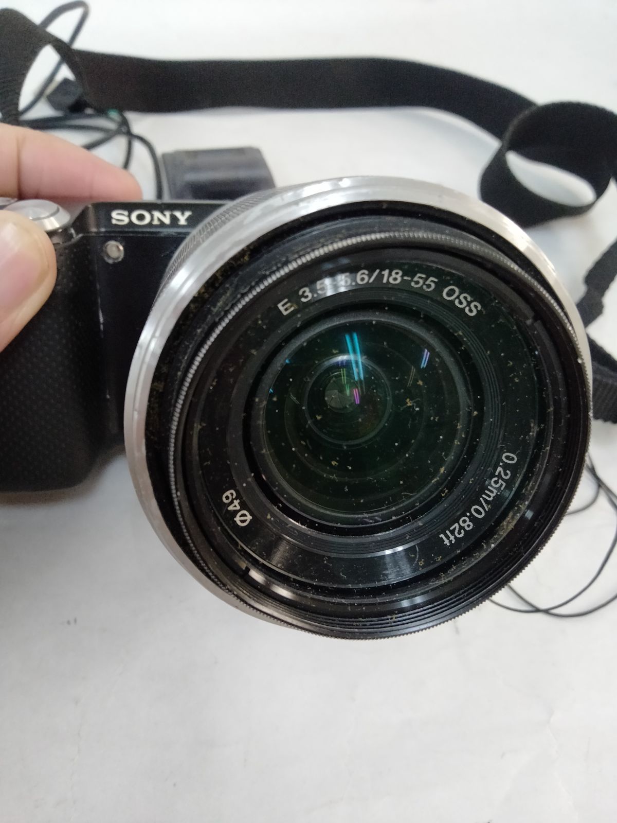 ジャンク SONY ミラーレス一眼カメラ レンズセット シルバー α