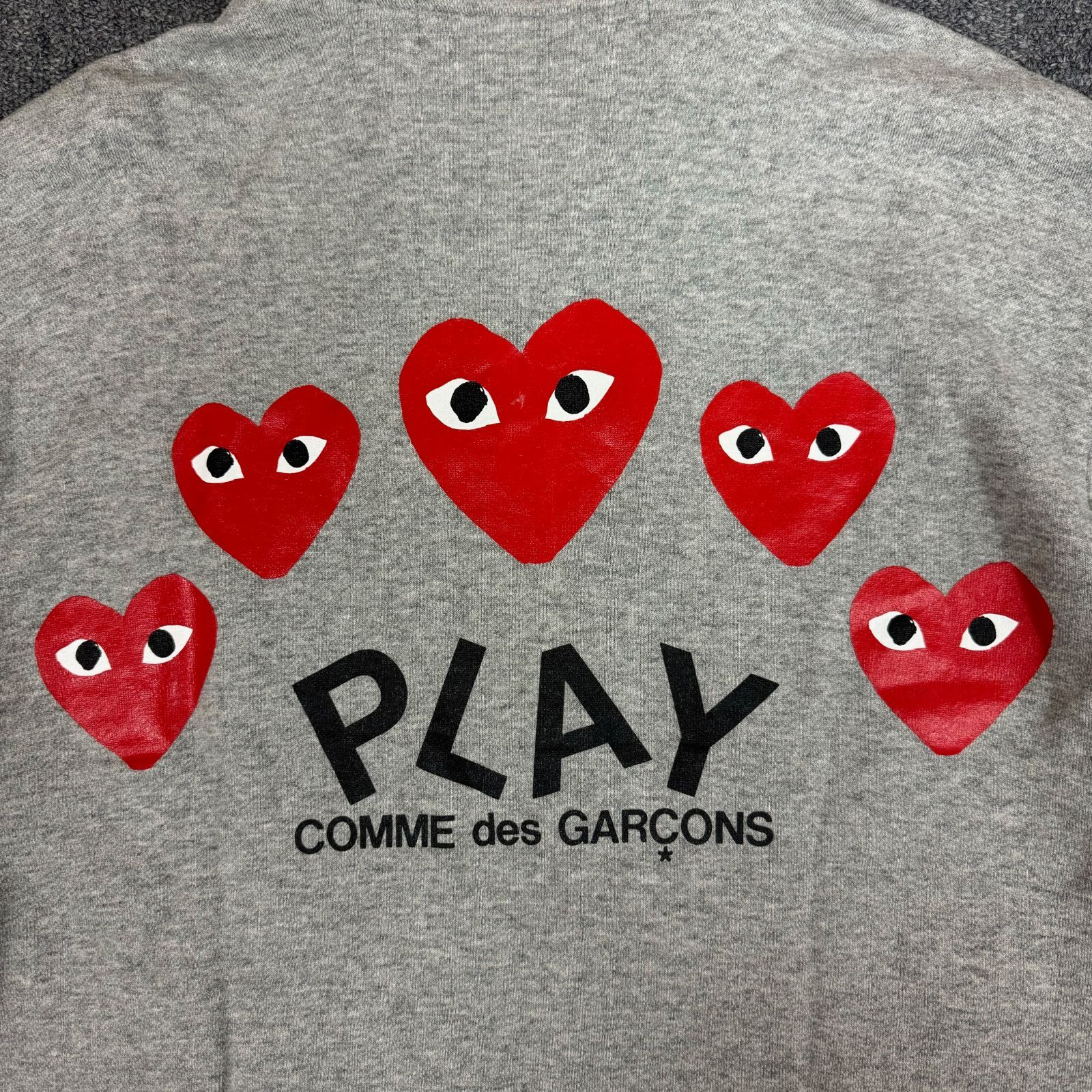 PLAY COMME des GARCONS ハートワッペン スウェット トラック 