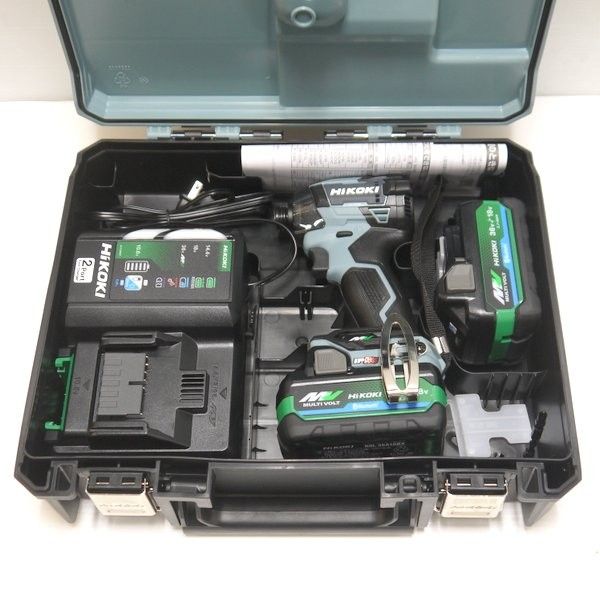 HiKOKI コードレスインパクトドライバ WH36DD 2XHSZ IG アイスグレー フルセット 36V マルチボルト 特別 色 ハイコーキ ≡DT6083-