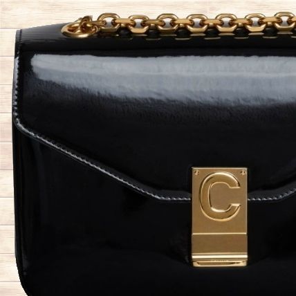 ○新品/正規品○ CELINE C [M] パテントレザー ショルダー - メルカリ