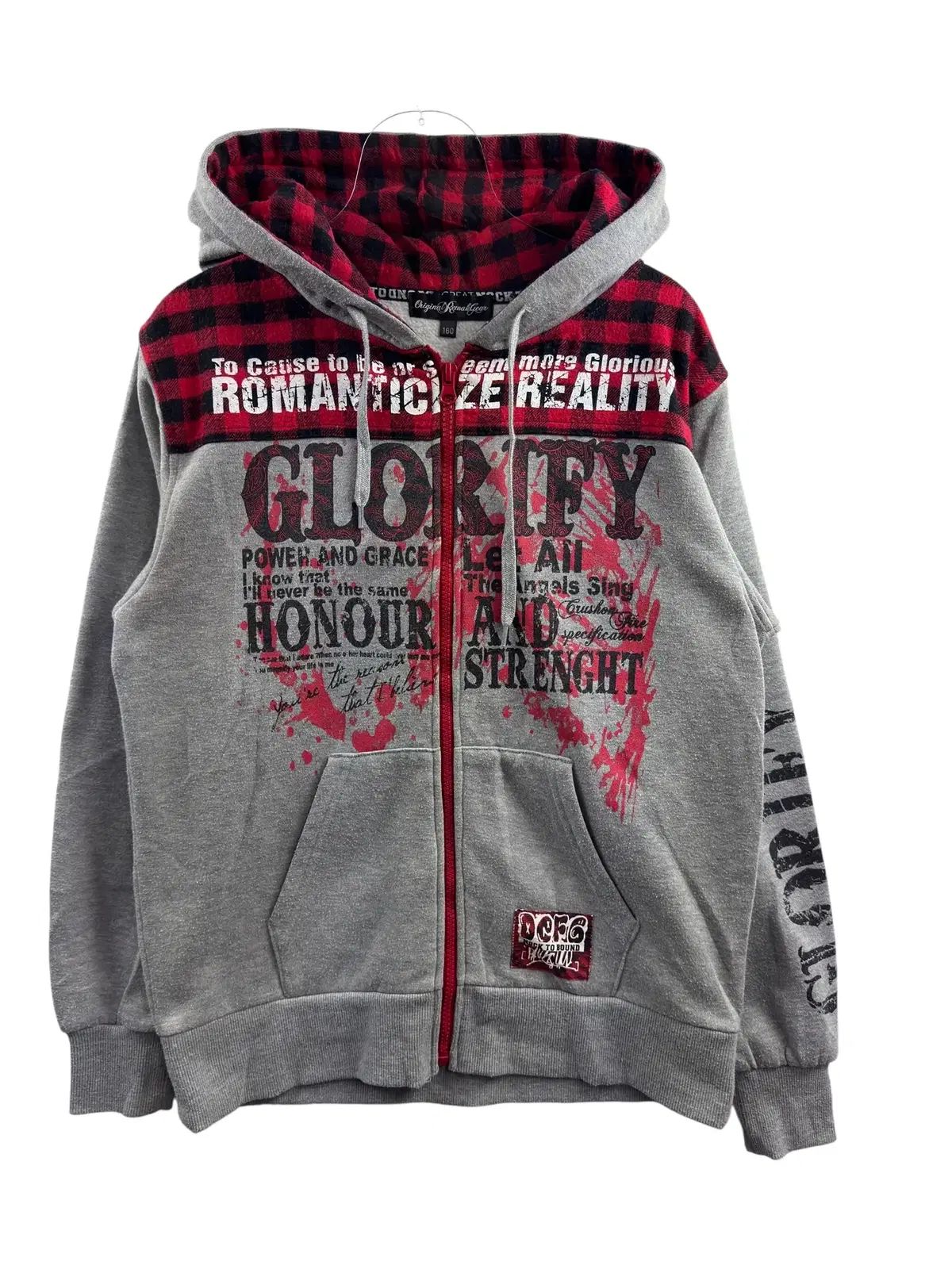 y2k ニットパーカー y2k 00s リズリサ ざっくりニットパーカー