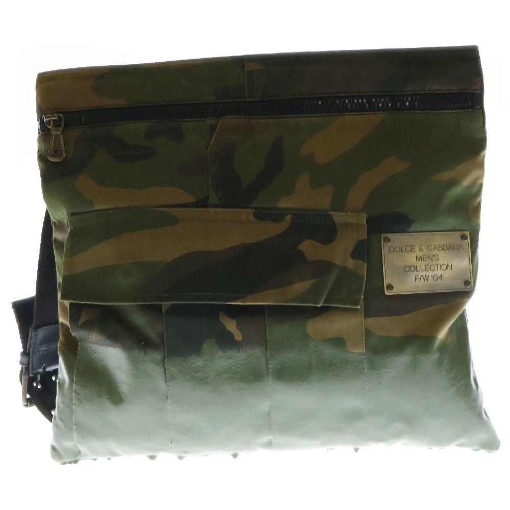 DOLCE & GABBANA (ドルチェアンドガッバーナ) CAMO-PATTERN DRIPPED
