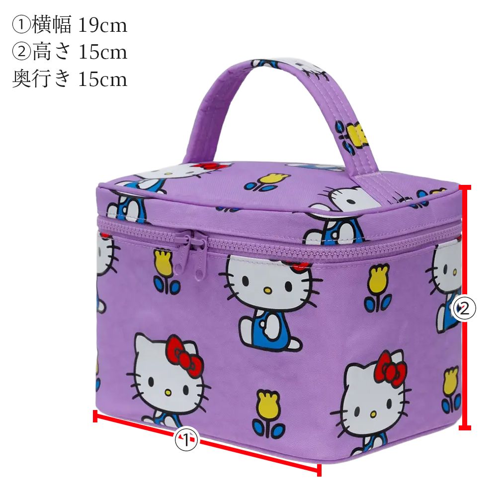 BAGGU ハローキティ ラージコスメティックケース BAGGU x サンリオ ハローキティ ウエスタン ラージコスメケース (BAGGU