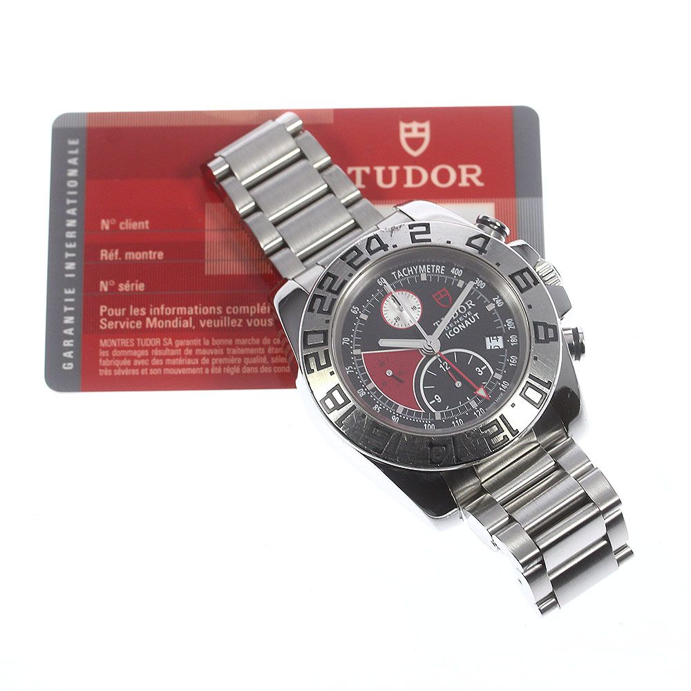 チュードル TUDOR 20400J スポーツコレクション アイコノート GMT クロノグラフ 自動巻き メンズ保証書付き_760266 - メルカリ