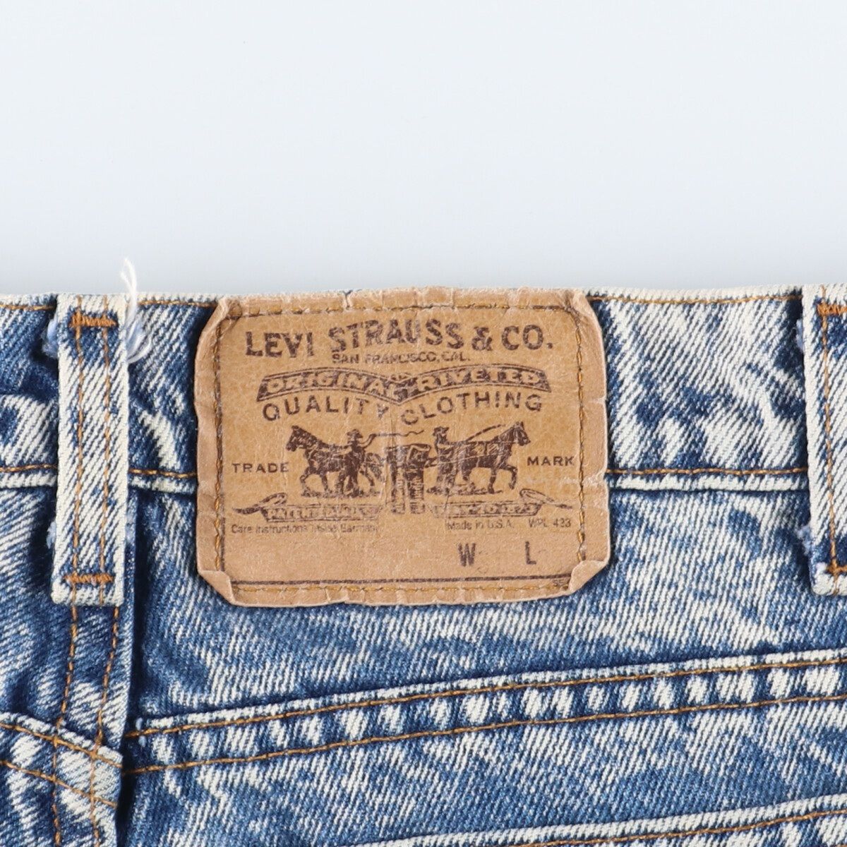 古着 90年代 リーバイス Levi's 40506-0209 オレンジタブ ケミカル