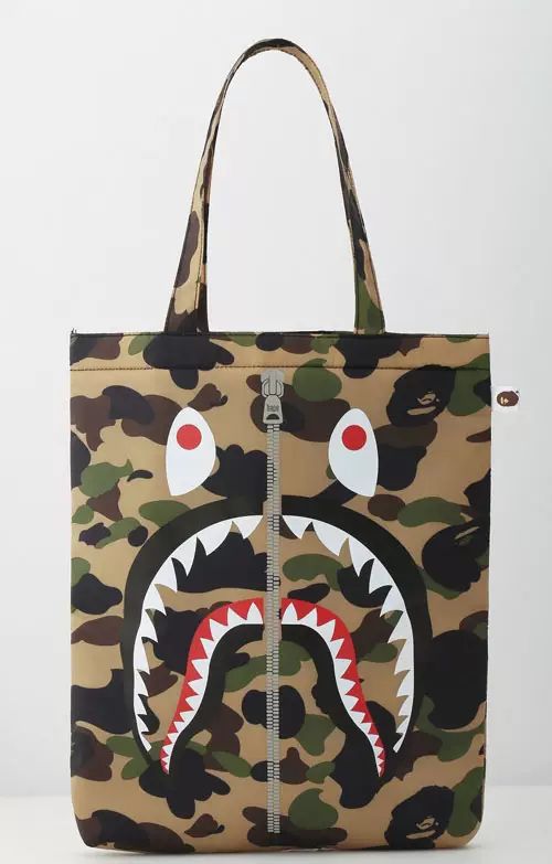 BAPE◆A BATHING APE／シャーク◆トートバッグ◆付録品ノベルティ BAPE◇A BATHING APE／シャーク◇トートバッグ◇付録品