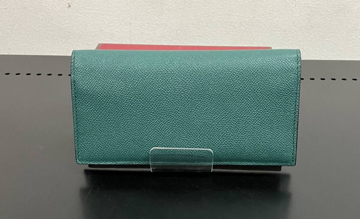 BALLY バリー コンチネンタルウォレット 長財布 グリーン系