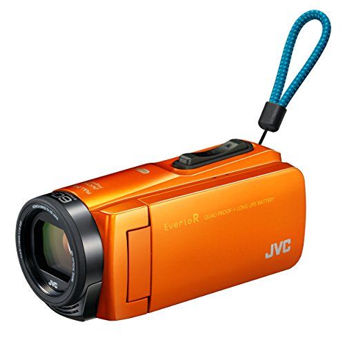 JVCKENWOOD JVC ビデオカメラ Everio R 防水 防塵 Wi-Fi 64GB サンライズオレンジ GZ