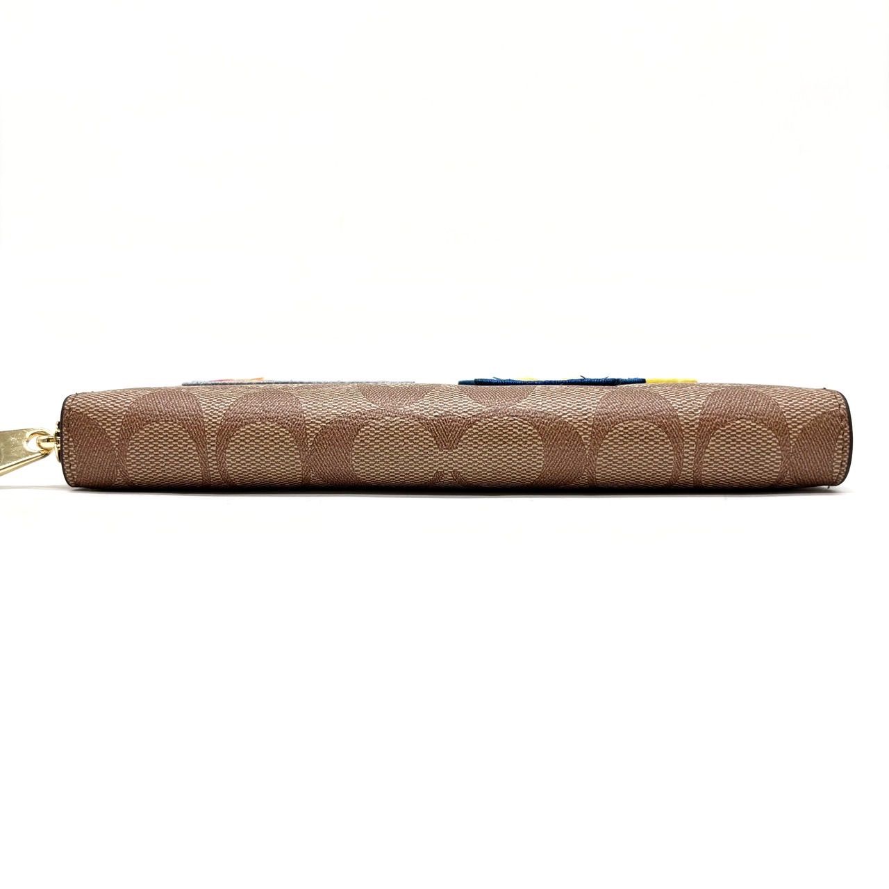 7AB30 【極美品】 コーチ COACH スヌーピーコラボ　ラウンドファスナー 7AB30 【極美品】 コーチ COACH スヌーピーコラボ ラウンド