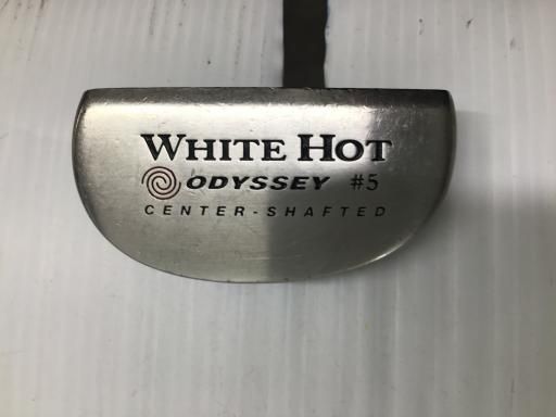 オデッセイ WHITE HOT 5 CENTER SHAFTED 33インチ パター PT スチール フレックスその他 メンズ 男性用 右利き 右用 Dランク ゴルフクラブ
