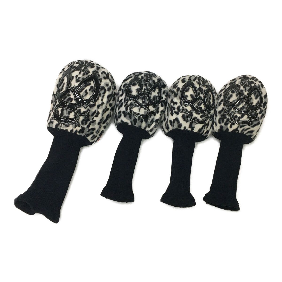 中古 ラッセルノ RUSSELUNO ヘッドカバー グレー 4点セット ドライバー 
