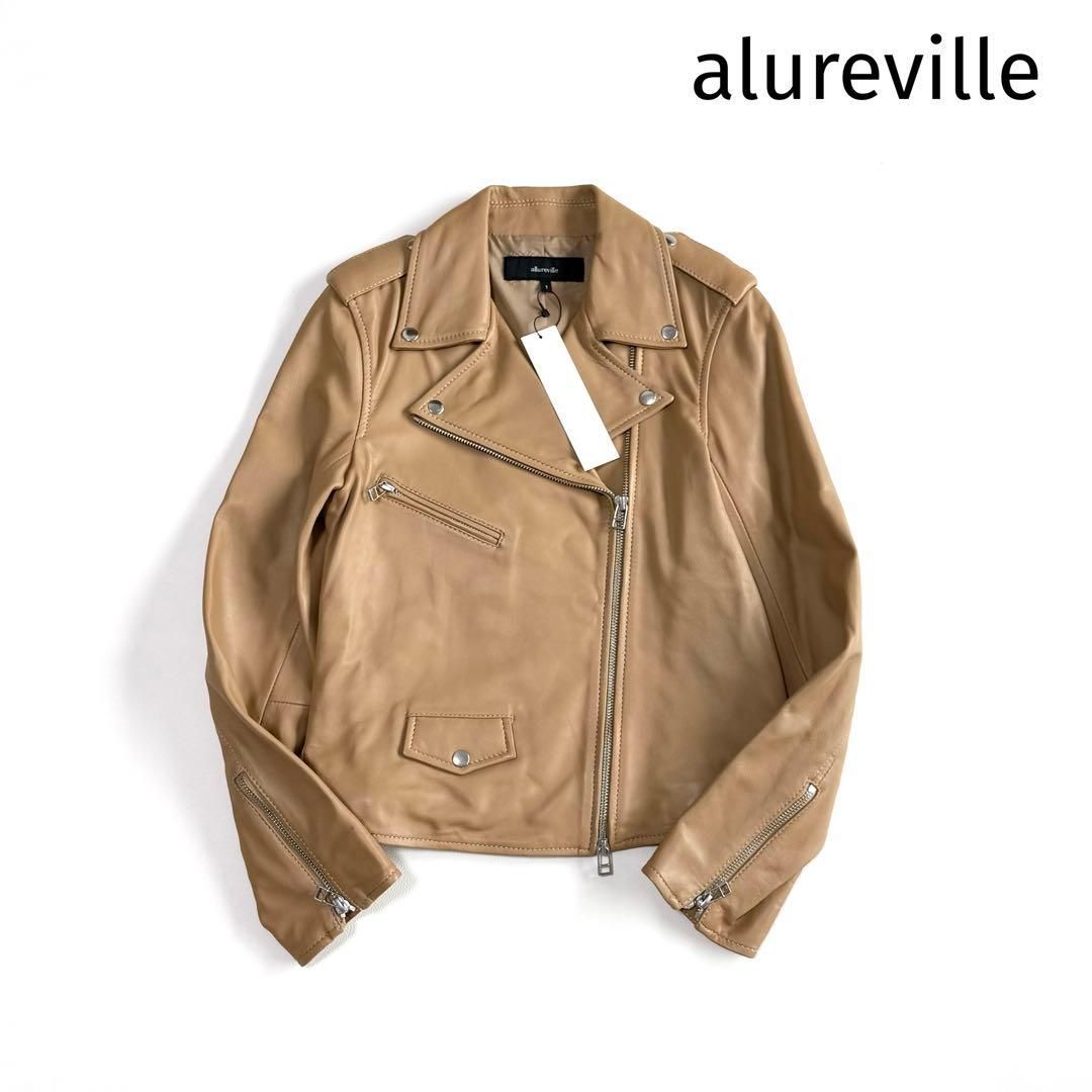 ◆タグ付き◆ アルアバイル シープレザーライダース ジャケット