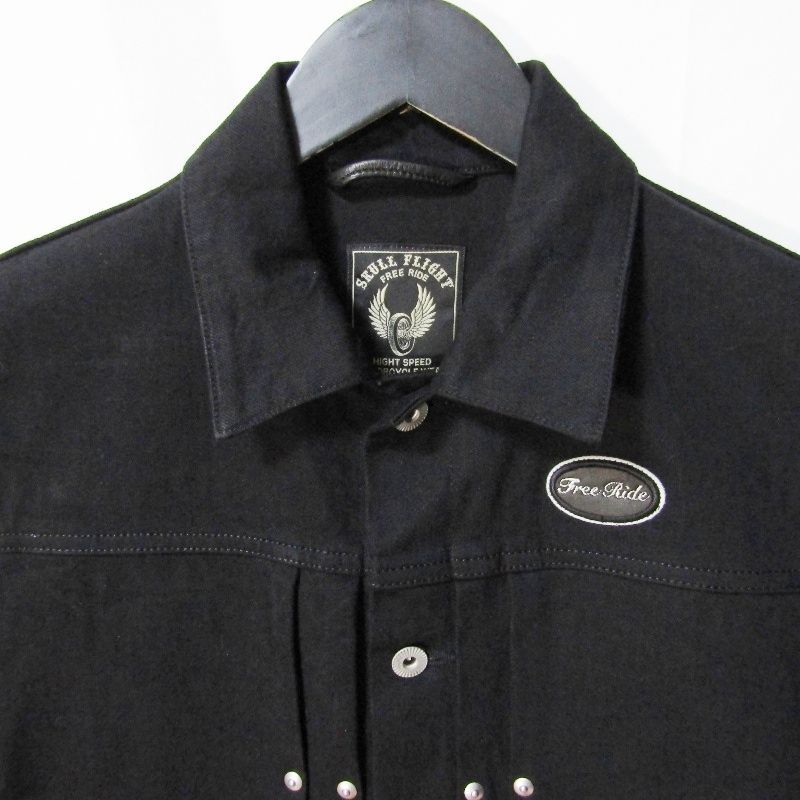 未セットアップ SKULL FLIGHT スカルフライト ワークベスト ストレッチ Stretch Vest Type6 ブラック 黒 38 27111571 満足保障！