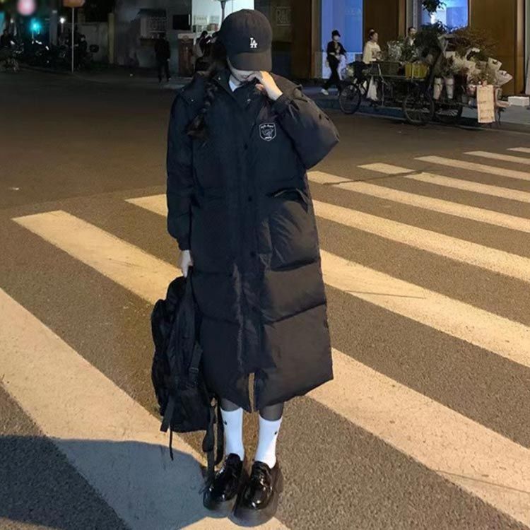 スクールコート 女子 中綿コート 通学 中綿 アウター ロング丈