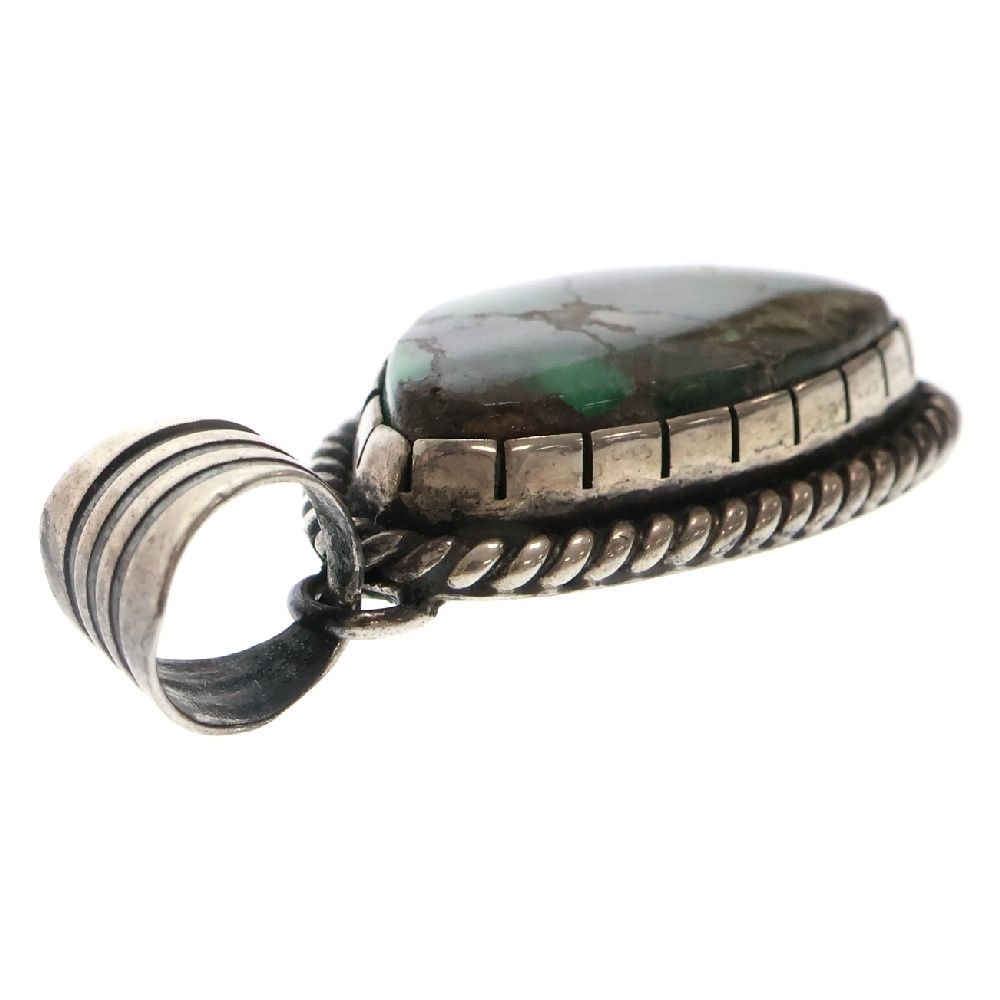 ケビンラモーン　ターコイズネックレス　インディアンジュエリー ターコイズペンダント キングマン By Kevin Ramone