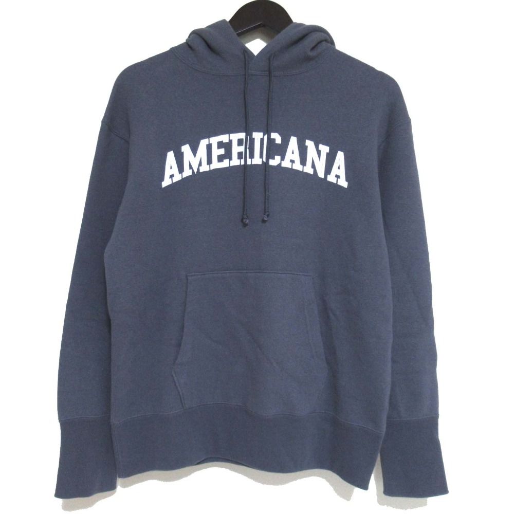 美品*Americanaアメリカーナ*ロゴプリントパーカー 美品 AMERICANA アメリカーナ アパルトモン別注 アーチロゴ
