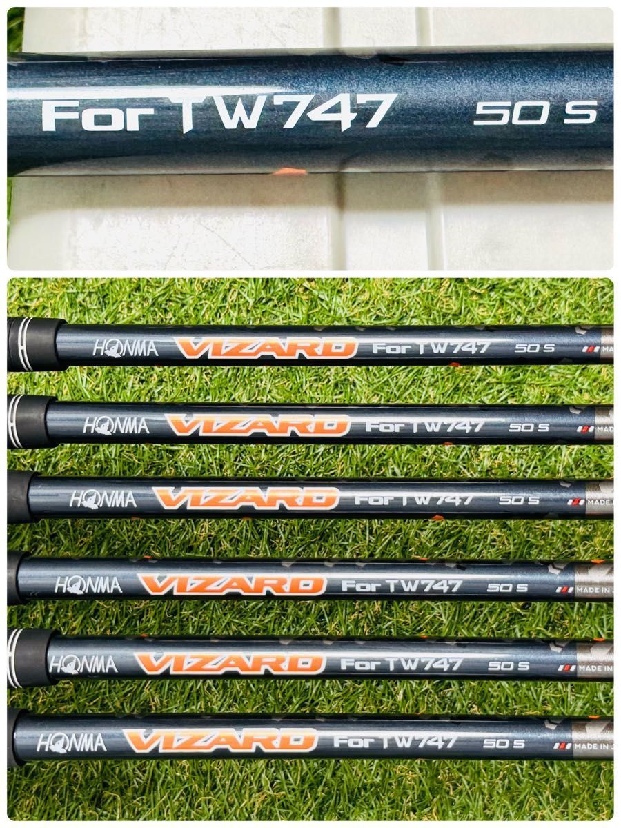 レフティ】初心者推奨 ホンマ TW747P メンズアイアンセット 6本