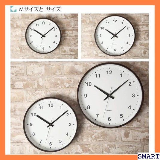 ☆人気_Z024 KATOMOKU plywood wall clock スイ 秒針 km-35L φ304mm