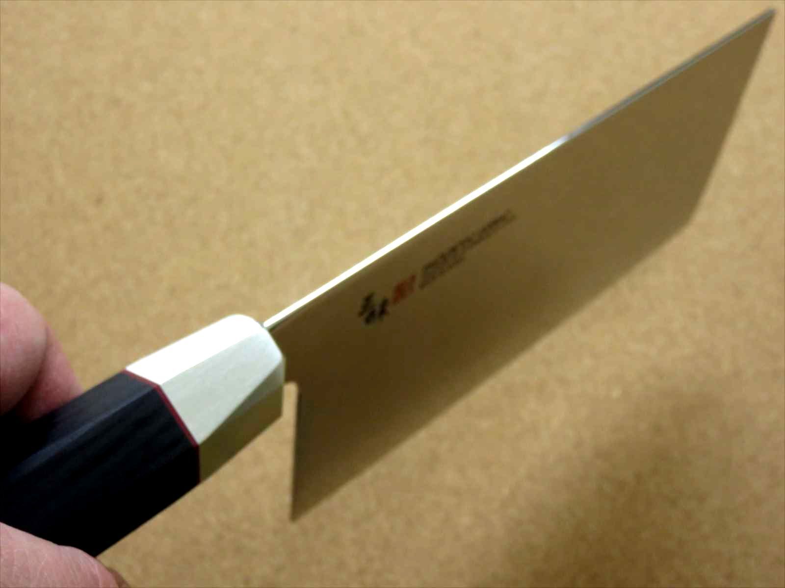 関の刃物 中華包丁 180mm 三昧 別誂 スーパーゴールド 3層 黒合板 関の