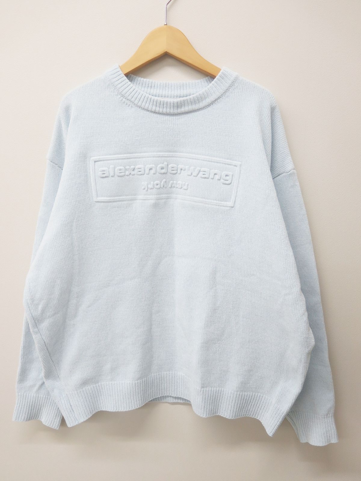 alexanderwang アレキサンダーワン エンボスロゴ コットンニット L