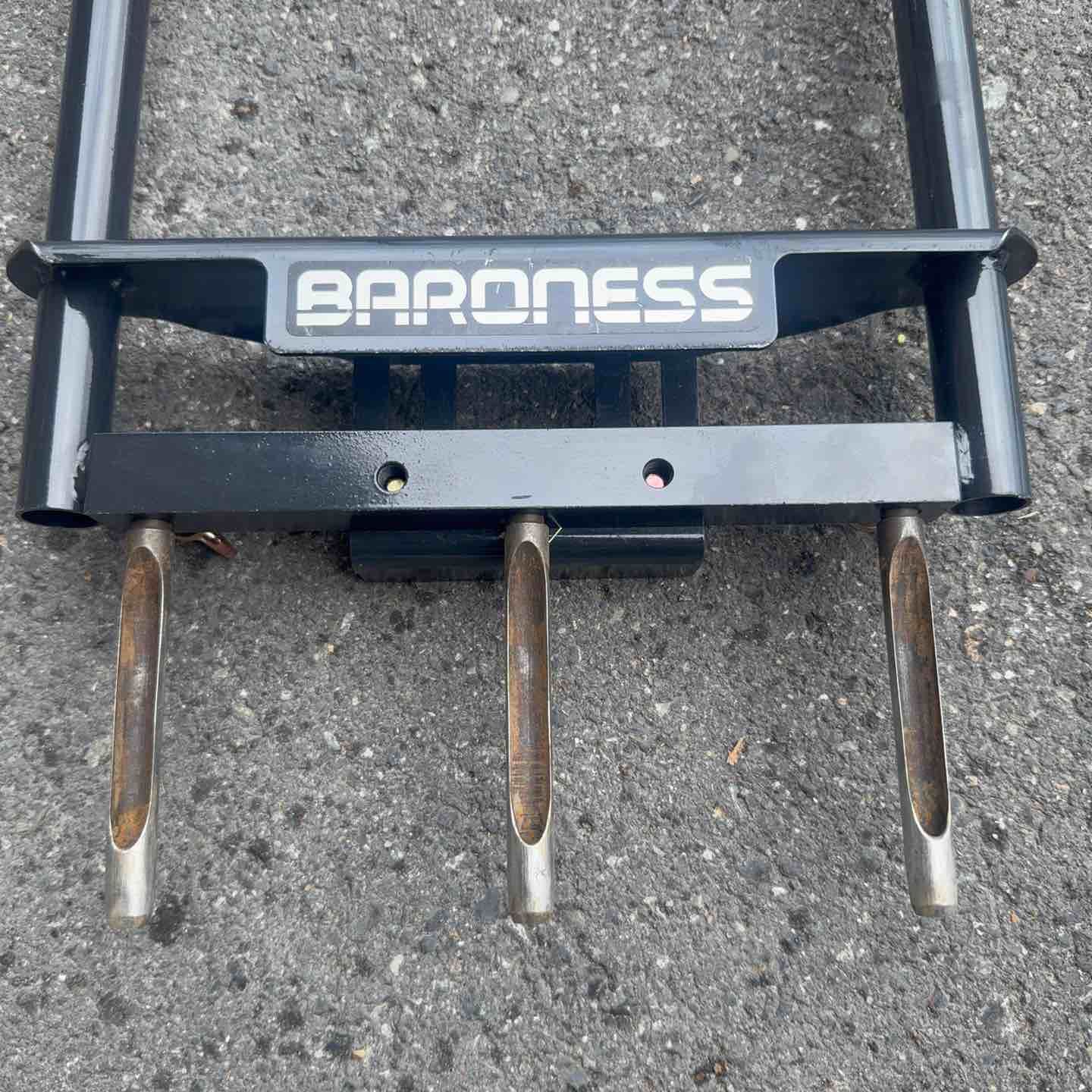 中古】 バロネス タインエアレーター ターフカッタ セット 穴あけ器 芝