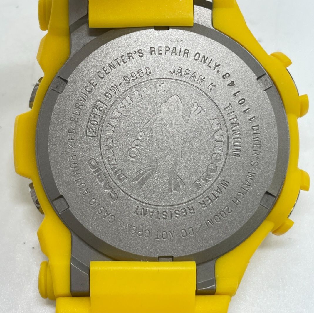 希少】G-SHOCK FROGMAN DW-9900 イエロー フロッグマン - メルカリ