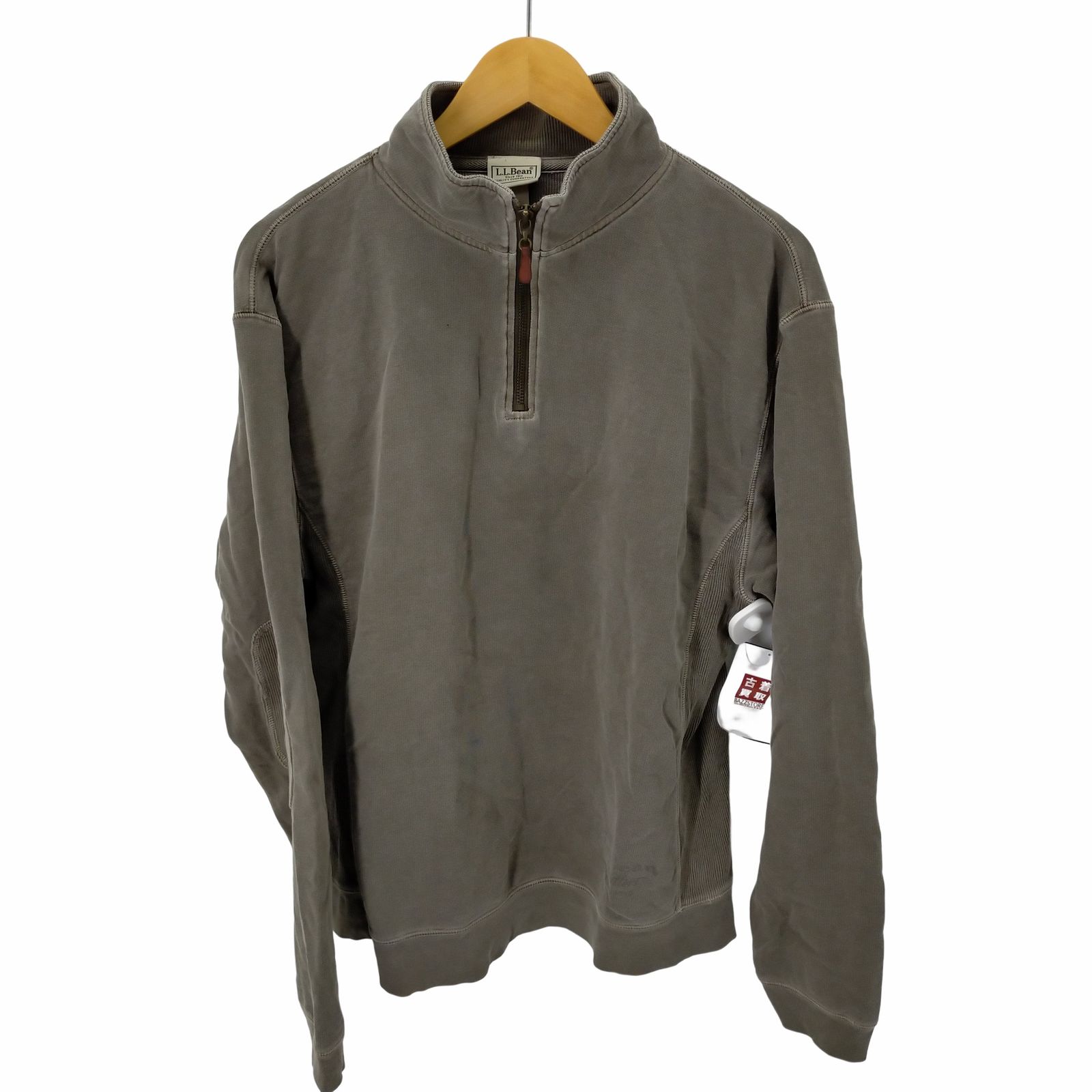 【新品】エルエルビーン ❤️ スウェット　サイズMです。 エルエルビーン L.L.Bean ハーフジップスウェット エルボー