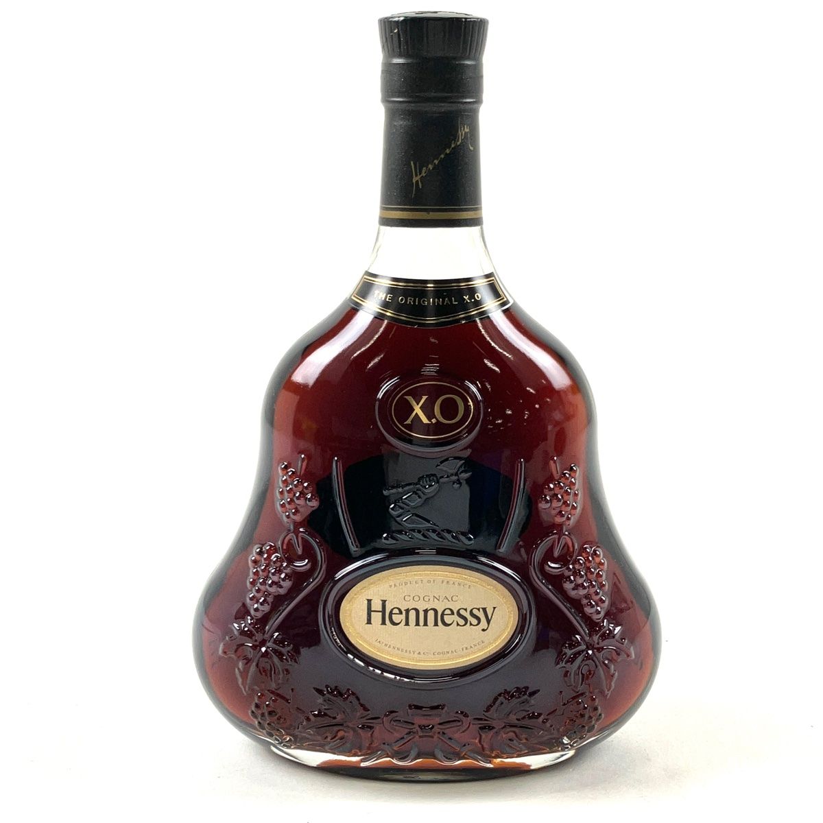ストア ヘネシー Hennessy XO 黒キャップ クリアボトル 700ml