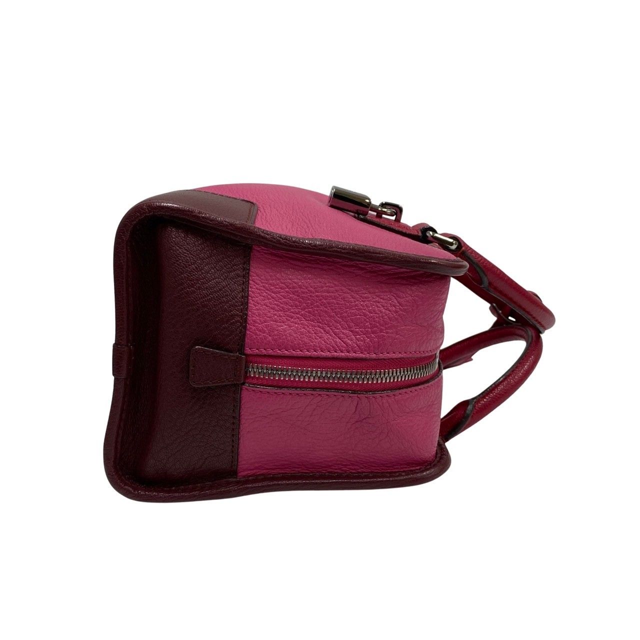 極 美品 鍵付き LOEWE ロエベ アマソナ 28 アナグラム ロゴ レザー 本