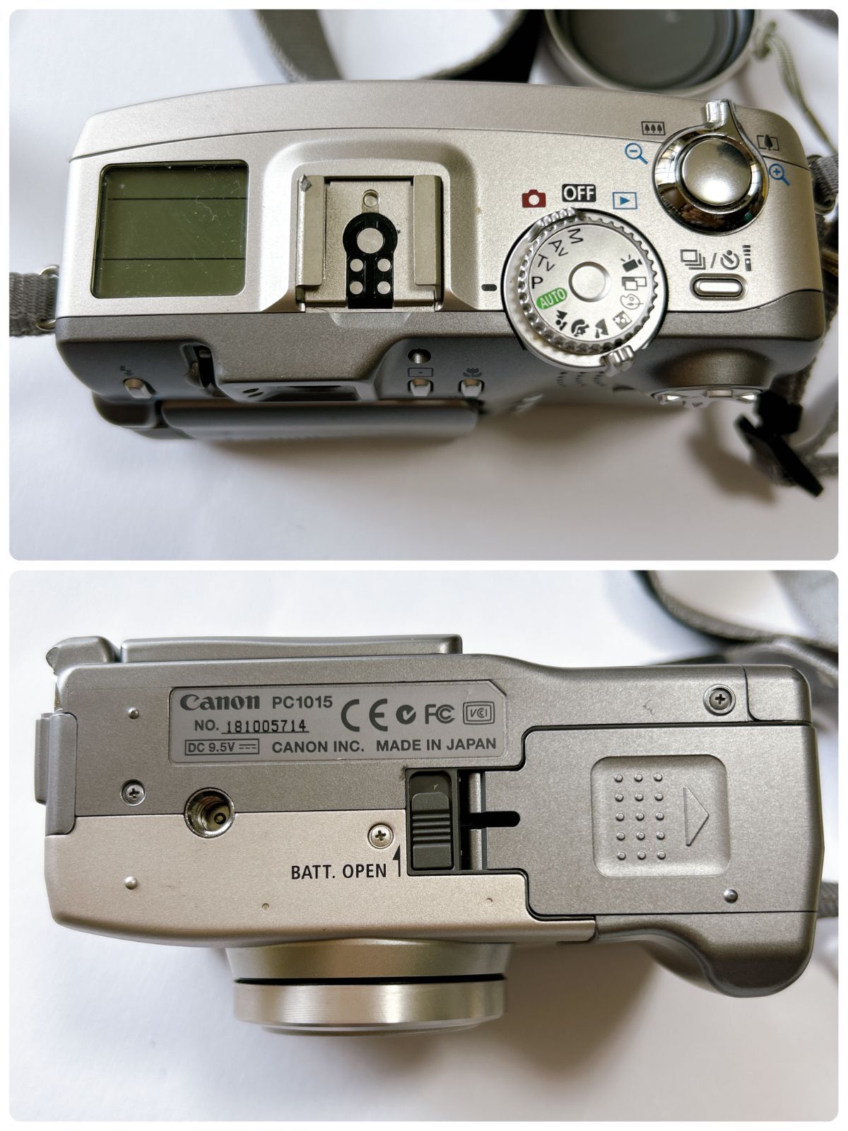 キャノン PowerShot G2 PC1015 シルバー デジタルカメラ 充電器