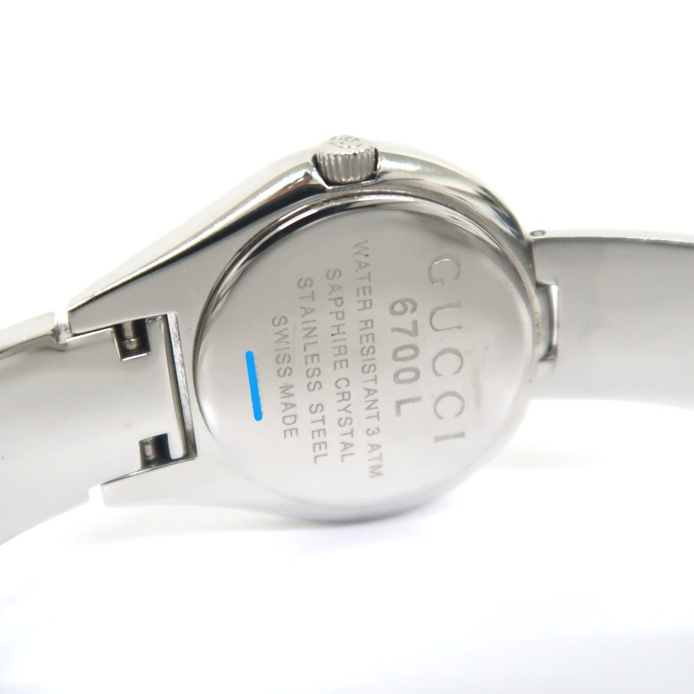 IT333462 グッチ 腕時計 バングルウォッチ 6700L クオーツ ピンク