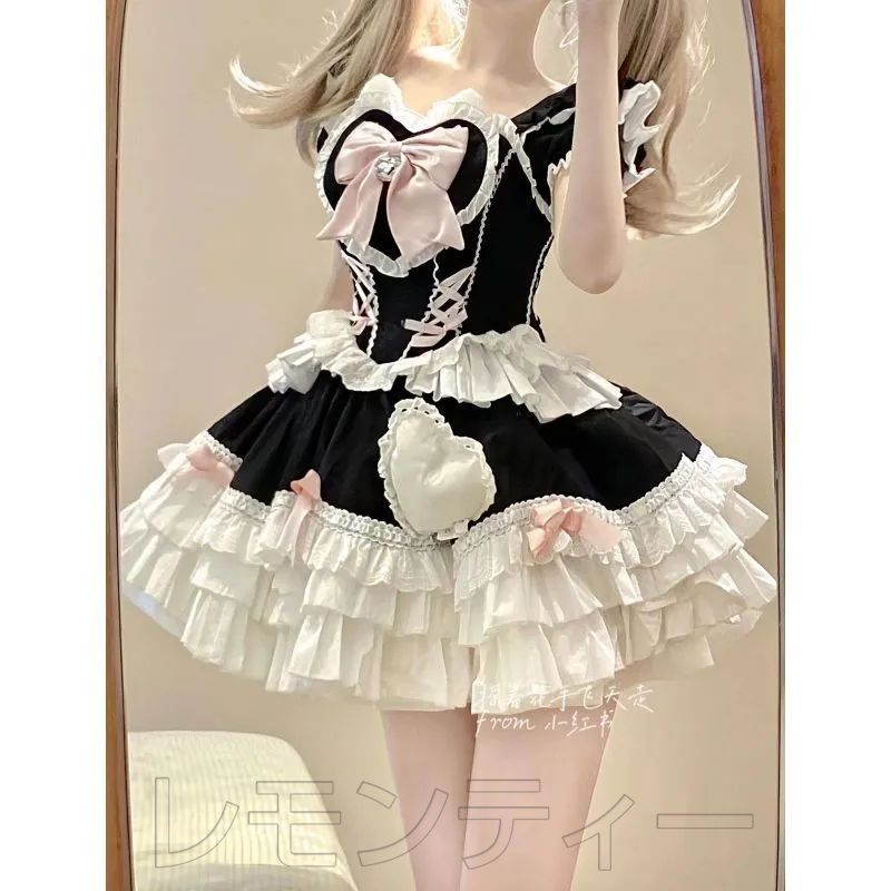 LT-95 豪華姫系 lolita 可愛 レトロ風 オリジナル 洋服 ロリータ 新品未使用】 豪華姫系 lolita 可愛 レトロ風 オリジナル 洋服