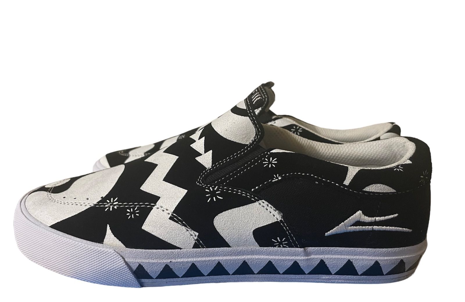 LAKAI OWEN VLK BLACK WHITE SUEDE ESOW スエード スリッポン