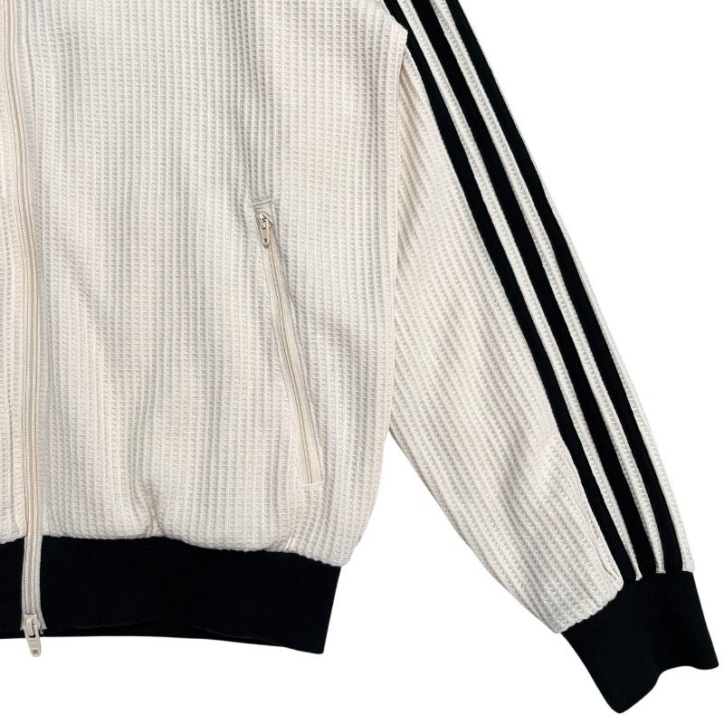 adidas ワッフルトラックジャケット　ホワイト　白　正規品 4974 adidas originals アディダスオリジナルス アディカラー