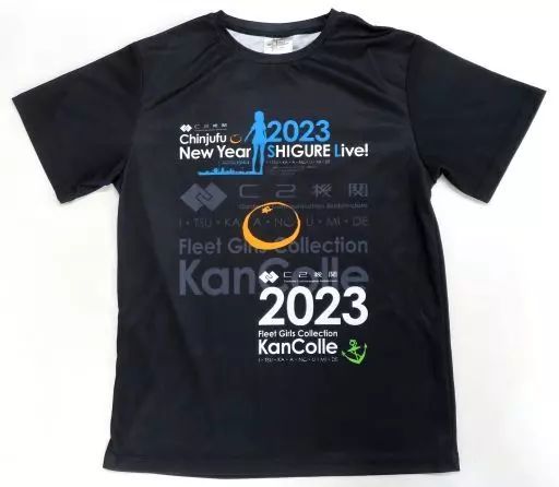 【中古】衣類 時雨＆雪風 公式限定Tシャツ ブラック Fサイズ 「艦隊これくしょん～艦これ～ C2機関 鎮守府新春New Year SHIGURE Live! 2023」