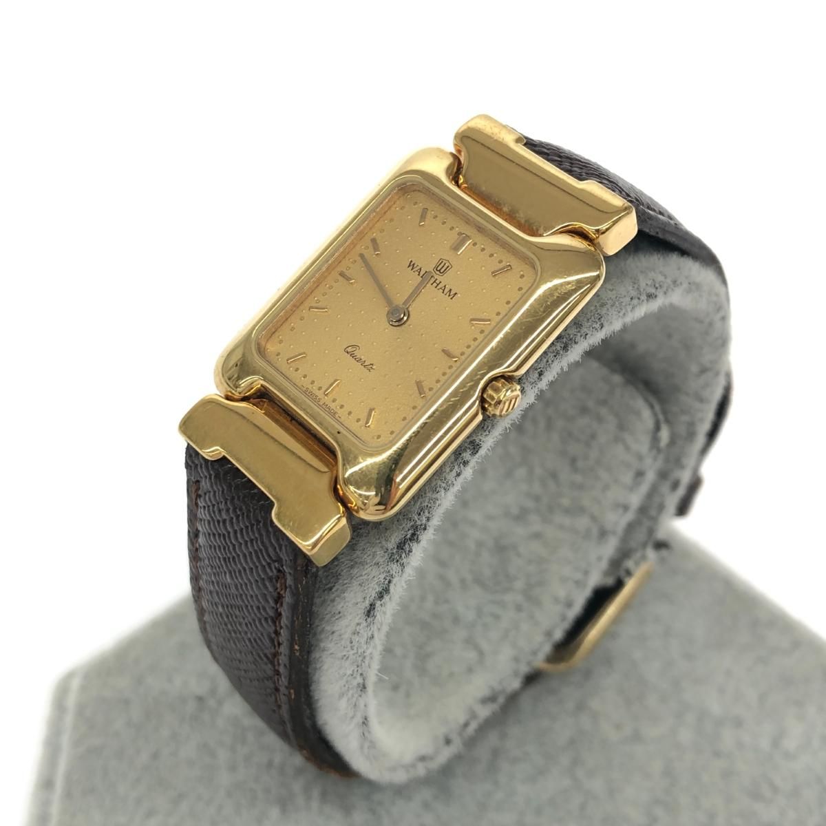 WALTHAM メンズ 時計 ブラウン レザー