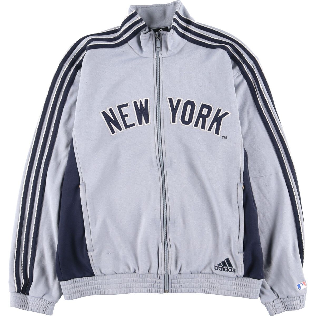 古着 アディダス adidas MLB NEW YORK YANKEES ニューヨークヤンキース ジャージ トラックジャケット メンズL/eaa423477