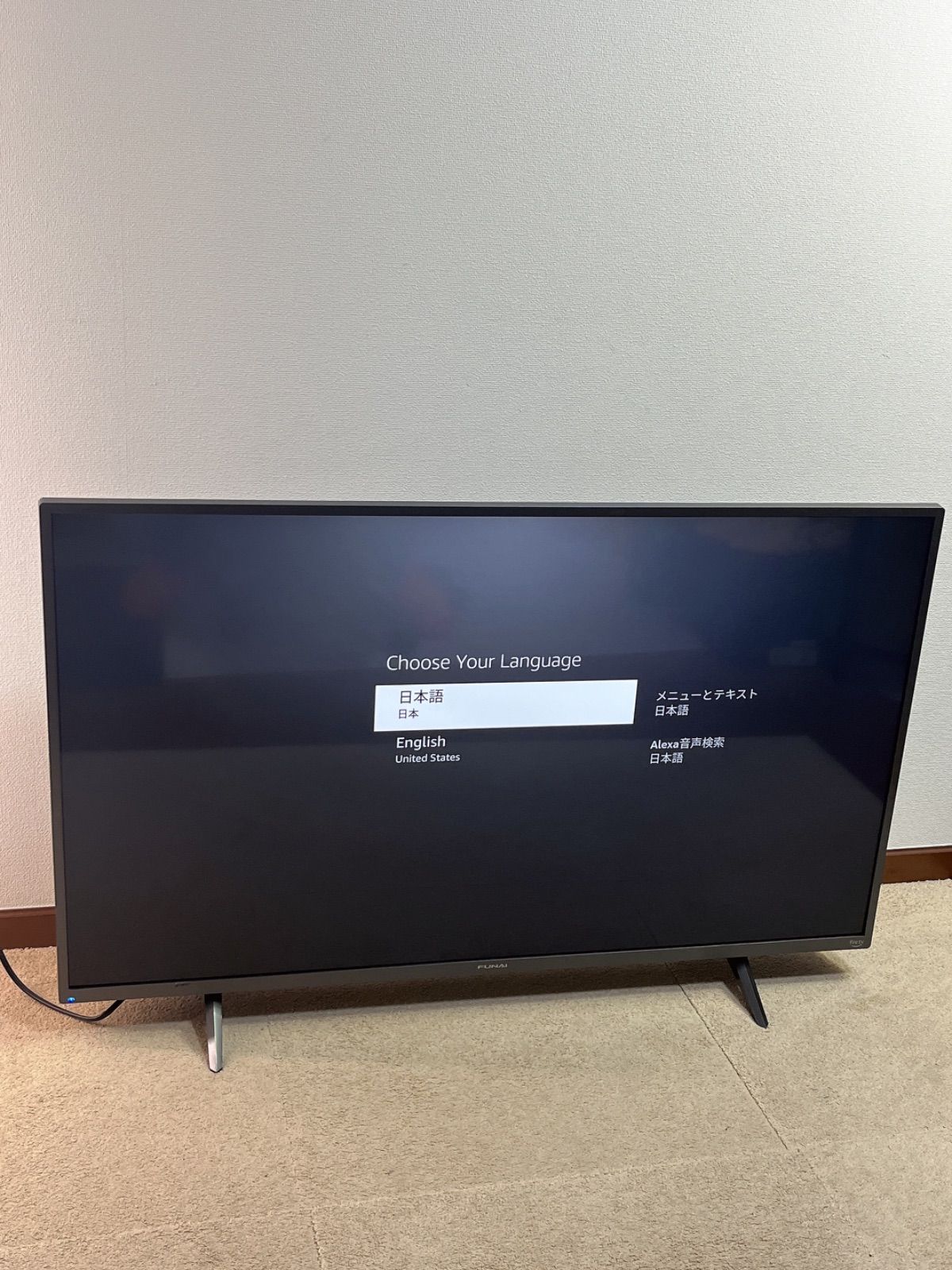 美品　FireTV搭載 4Kチューナー内蔵スマートテレビ 43型 美品 FireTV搭載 4Kチューナー内蔵スマートテレビ 43型 【公式通販】