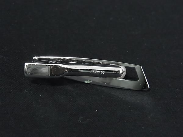 ストライプデザイン 本真珠 ネクタイピン K10 ストライプデザイン 本